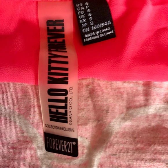 Hello Kitty Forever tee with open back NWT - Picture 5 of 6